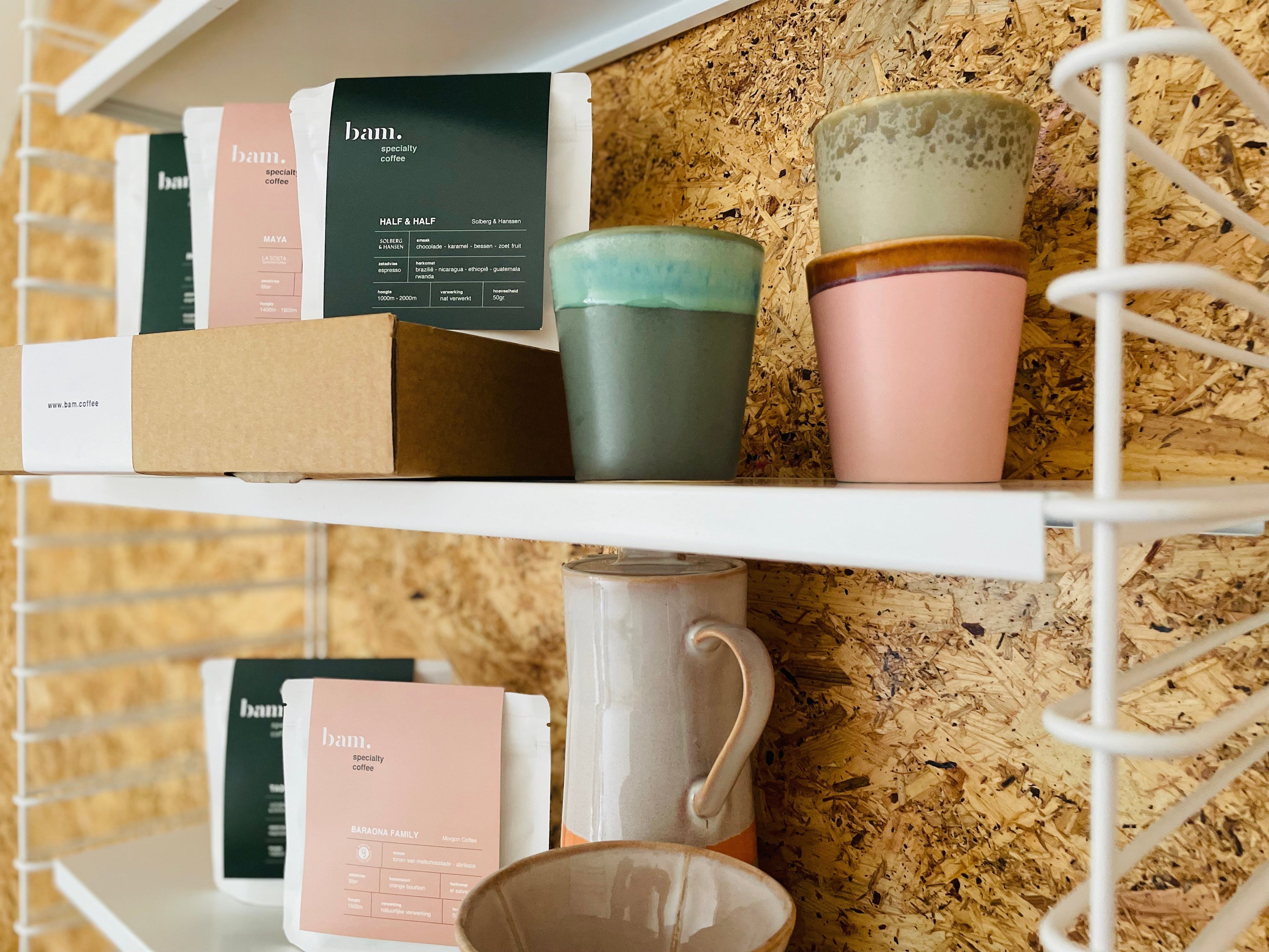 BAM specialty coffee lifestyle met 60g samples